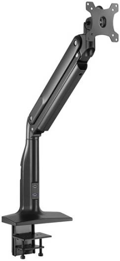 Skill Tech Counterbalance Monitor Arm, Fits 17"-43" Flat & Curved Monitor, Adjustable Gas Spring, Detachable VESA Plate, Flexible Tilt, Pivot, and Swivel, 2xUSB 3.0 Port, Black | SH43 C011U - Image 2