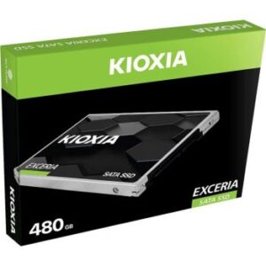 Kioxia Exceria 480GB 2.5" SATA TLC Internal Solid State Drive, 3.0 (6Gb/s), TLC Flash, SSD, 555MB/s Read, 540MB/s Write | LTC10Z480GG8
