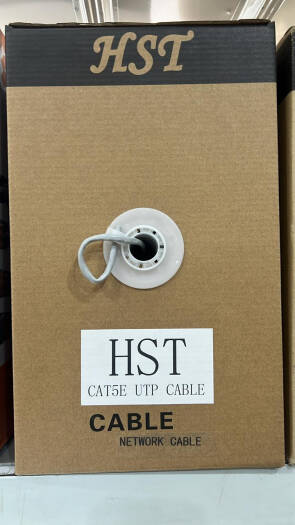 HST Cat5E UTP Cable, 4 Pairs Insulated Cables, Marked 0-305m, ATM 155Mbs & 622Mpbs, Suitable For 10baseT, 100BaseT, 1000baseT Gigabit Ethernet, RoHS 23AWG | Cat5E-UTP - Image 3