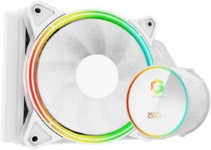 GAMEON Tupolev 120mm Liquid CPU Cooler, RGB, White | G0-120TUPOLEV