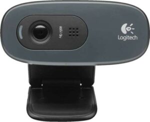 Logitech C270 Desktop or Laptop Webcam, HD 720p Widescreen for Video Calling and Recording | 960-001063