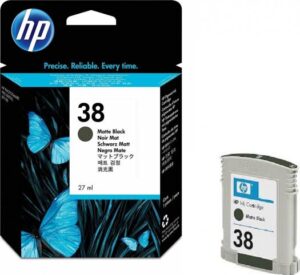 HP 38 Matte Black Pigment Original Ink Cartridge | C9412A