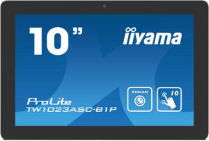 iiyama ProLite TW1023ASC-B1P Interactive Display, 10" WXGA IPS LED Display, 60Hz Refresh Rate, 25ms (GtG) Response Time, Projective Capacitive Touch, 10 Touch Points, Black | TW1023ASC-B1P
