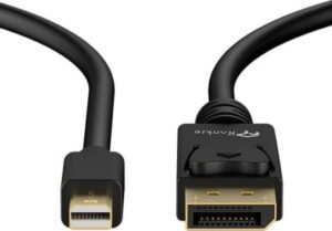 Kongda Mini DisplayPort to DisplayPort Cable 1.8 Meter Gold Plated 1.1v Resolution Ready