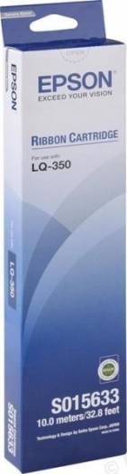 Epson Genuine Black Ribbon Cartridge (LQ-350 , 300+, 300+II) | C13S015633