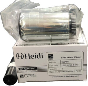 Heidi Gold Ribbon for Heidi ID Card Printer, Crisp Images In Full Color, Monochrome Printing, 1200 Images | 659458