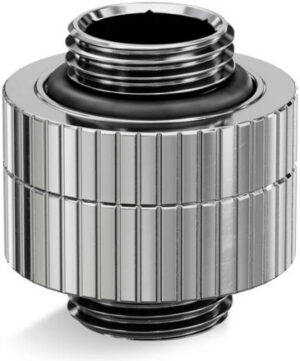 EKWB EK-Quantum Torque Rotary 14mm Extender, 2 x G1/4" Male-Male Threading's, Sealed with quality EPDM O-Rings, Brass Material - Nickel | 3831109828021