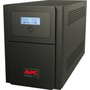APC SMV 750VA Easy UPS, Universal Outlet, UK Power Cord, 230V Input Voltage, 525W Rated Power, Not Rack Mountable, Black | SMV750I-MS