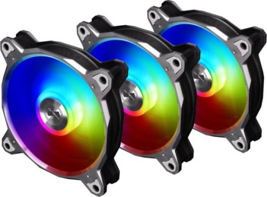 Lian Li BR 120 Digital RGB PWM Triple Pack Fan, 3x 120mm Fans with Remote Controller, Space Gray | G99.12Q18P.R30A - Image 3