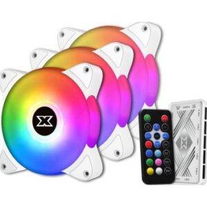 Xigmatek Galaxy Iii Essential - Bx120 Artic Argb (En46461): Hub Fan (Pack X3, Controller, Power Hub) - White | EN46461