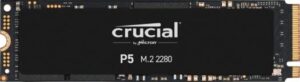 Crucial P5 500GB 3D NAND NVMe Internal SSD, up to 3400MB/s | CT500P5SSD8