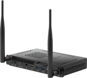 ViewSonic VPCF5-W33-G1 Slot-in PC for ViewBoard, 11th Gen Intel core i5 CPU, 8GB DDR4 RAM, 256 GB SSD, Iris Xe Graphics, WIFI 6 + BT5.2, Win 11 Pro, USB- C 3 / RJ45, Black | VPCF5-W33-G1