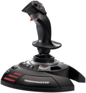 Thrustmaster T.Flight Stick X, Joystick with Rudder Control, Reprogrammable Buttons and Axes, Rotating Handle, PC/USB Compatible (Windows 8) | TM-JSTK-TFLIGHT-STCK-X