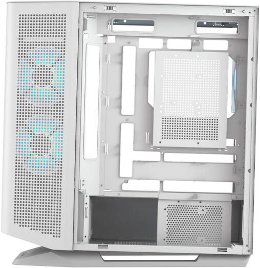 Cougar FV270 RGB ATX Mid Tower Case, 3x Pre-Installed Reversed ARGB PWM Fans & 1x ARGB PWM Fan, Up to 360mm Radiator Support, 7 Expansion Slots, PWM & RGB Hub Sync with M/B, White | 3858M60.0006 - Image 16