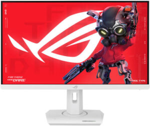 ASUS ROG Strix XG27UCG-W Gaming Monitor, 27" Fast IPS Display, 4K UHD Resolution, 160Hz Refresh Rate, 1ms (GtG) Response Time, NVIDIA G-Sync Technology, Gaming AI, White | 90LM0AG2-B01371