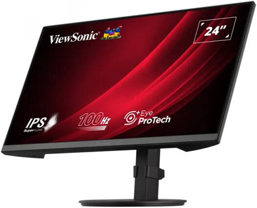 ViewSonic VG2408 Monitor, 24" IPS Display, FHD Resolution, 100Hz Refresh Rate, 5ms (GtG) Response Time, Anti-Glare, Hard Coating (3H), 16.7m Color Display, Black | VG2408 - Image 3