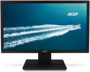 Acer 21.5" FHD Widescreen TN Monitor, 75 Hz Refresh Rate, 5ms GTG Response Time, AMD FreeSync, 16.7 Million Display Colors, 100 x 100 VESA Compatible, VGA, Black | UM.WV6EE.B23