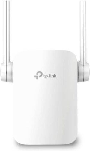 TP-Link AC750 Wi-Fi Range Extender, 750Mbps Speed, 2.4GHz Band and 5GHz Band, 7.2W Power Consumption, 100-240V-50/60Hz Input Power, WPS Button, RESET Button, White | RE205
