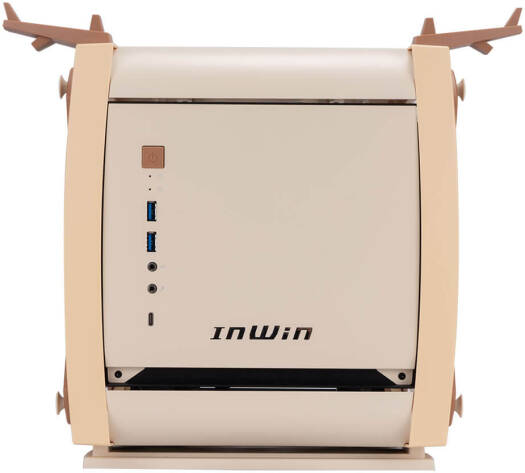 InWin Case Monsters E: Animal Series Mini-ITX Computer Case, 3x InWin ASL120 Fan Included, Tempered Glass, SECC, ABS Materials, Up to 330mm GPU Support, Bandi Design | IW-CS-CASEMONSTERS-006 - Image 2