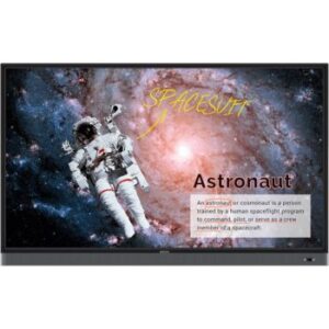 BenQ RM8602K 4K UHD 86" Education Interactive Flat Panel Display Monitor, 50/60Hz, 3840 2160 Pixels, 8ms Response Time, 16 9 Aspect Ratio, Infrared Touch, HDMI, VGA, Free VESA Mount | RM8602K