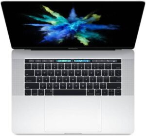 Refurbished - Apple MacBook Pro A1707 (2017) Laptop, 15.4" Display, Core i7 CPU, 16GB RAM, 1TB SSD, English Keyboard, MacOS, Silver