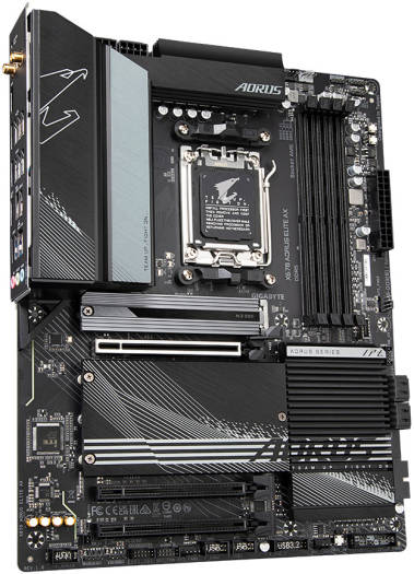 GIGABYTE X670 AORUS ELITE AX rev. 1.0 AM5 ATX Motherboard, AMD X670 Chipset, Dual CH 4x DDR5 DIMM,128GB Max Memory, Wi-Fi 6E, 2.5GbE LAN, 1 x PCI Express x16, 1 x M.2, 1x HDMI | X670-AORUS-ELITE-AX - Image 3