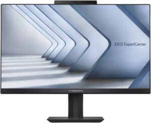ASUS ExpertCenter E5 E5402WVAK All-In-One Desktop Computer, 23.8" FHD Display, Intel Core i5-1340P, 16GB RAM, 512GB SSD, Intel Iris Xe Graphics, ENG-ARAB K/B & Mouse, Win11, Black | 90PT03J5-M00ND0