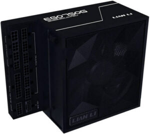 Lian-Li EDGE GOLD Fully Modular Power Supply, 750W Power, 80 PLUS Gold Efficiency, 120mm FDB Fan Type, Active PFC, ATX 3.1 Form Factor, 2000 RPM Fan Speed, Black | EG0750G
