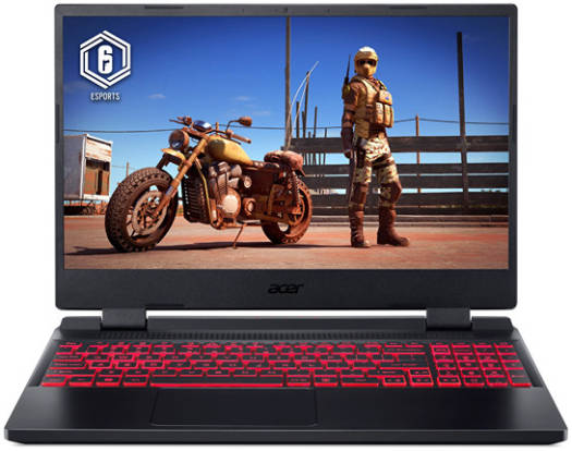 Acer Nitro 5 Gaming Laptop, 15.6" FHD TFT Display, Intel Core i7-12650H CPU, 16GB RAM, 512GB SSD, GeForce RTX 4050 6GB GPU, English RGB Backlit K/B, Free DOS, Black | NH.QLZEM.005