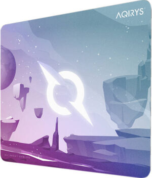 AQIRYS Gravity MD Mousepad, Microfiber Textile Surface, 450 x 400 x 3 mm Dimension, High-Quality Non-Slip Rubber Base, Waterproof, Medium | AQRYS_GRAVITYMD