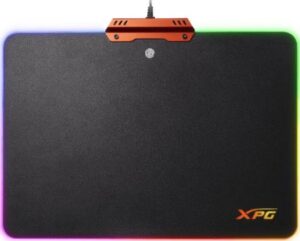 XPG INFAREX R10, RGB Lighting Effects, Gaming Mouse Pad, Anti-Slip Rubber, Gold-Plated USB Connector | XPG-INFAREX R10