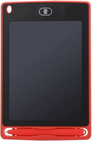 LCD Writing Tablet 8.5 Inch Doodle Pad Portable Electronic Writer Environmental Writing and Drawing Memo Board 12 inch, Red