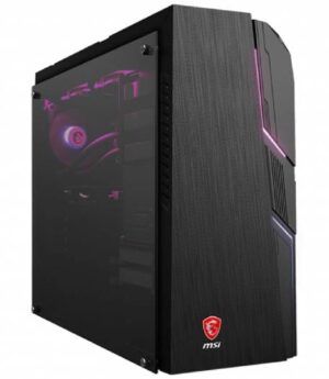 MSI Mag Codex X5 Gaming Desktop PC, 12th Gen Core i7-12700KF + Z690, 32GB DDR5 RAM, 1TB HDD + 1TB SSD, RTX 3080 Ti Ventus 3x 12GB, 850W ATX, Liquid AIO Cooler, Windows 11, Black | 9S6-B93071-1010