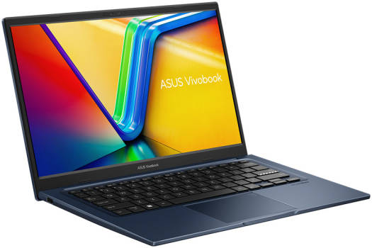 ASUS Vivobook 14 X1404VA-NK114W Laptop, 14" FHD 1920 x 1080 60Hz Display, Intel Core i5-1335U CPU, 8GB RAM, 512GB SSD, Intel UHD Graphics, ENG-ARAB Chiclet K/B, Win11, Quiet Blue | 90NB10I1-M008H0
