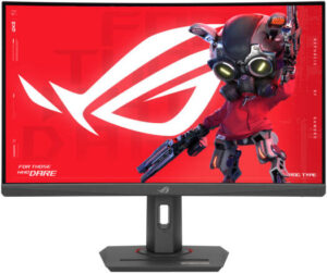 ASUS ROG Strix XG27WCMS Curved Gaming Monitor, 27" QHD Fast VA Display, 280Hz Refresh Rate, 1ms (GtG) Response Time, AMD FreeSync Premium Technology, 1500R Curvature, Black | XG27WCMS