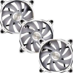 Lian Li BR 120 Digital RGB PWM Triple Pack Fan, 3x 120mm Fans with Remote Controller, Silver | G99.12Q18P.R30A