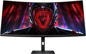 Xiaomi Curved Gaming Monitor, 34" UWQHD VA Display, 180Hz Refresh Rate, 1ms (MPRT) Response Time, AMD FreeSync Premium Technology, 1500R Curvature, 16.7m Color Display, Black | G34WQi
