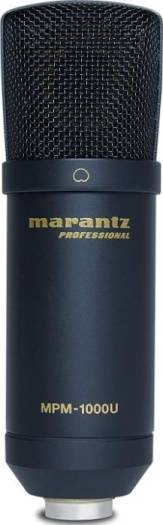 Marantz Professional MPM-1000U | Large Diaphragm USB Condenser Microphone For Podcasting & Recording, Including USB Cable & Mic Clip | MPM1000U