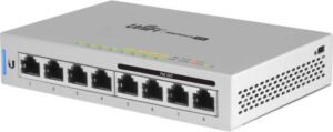 Ubiquiti Networks US-8-60W UniFi 8-Port Gigabit PoE Compliant Managed Switch, 16 Gbps Switching Capacity, 11.9 Mbps Forwading Rate, 8 Gbps Throughput, 12W Max Power, 8 x RJ-45 | US-8-60W