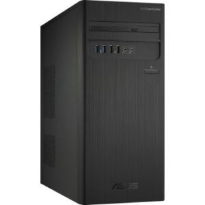 Asus D300TA Expert Center D3 Tower, 10th Gen Intel Core i5-10400, 8GB DDR4 RAM, 3.5'' 1TB 72R Storage, Without ODD, VGA, Black | D300TA-510400080D