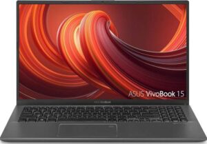 ASUS VivoBook 15 Thin And Light Laptop, 15.6” FHD Display, Intel i3-1005G1 CPU, 8GB RAM, 128GB SSD, Backlit Keyboard, Fingerprint, Windows 10 Home in S Mode, English Keyboard, Slate Gray |  F512JA-AS3