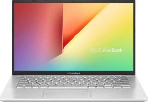 Asus A412UF-EK054T Laptop, Intel Core i7 Processor, 8GB DDR4 RAM, 1 TB HDD Storage, 128 GB SSD Storage, 14 inch FHD display, Grey | A412UF-EK054T