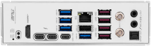 MSI MPG Z890 Edge Ti WiFi LGA 1851 ATX Motherboard, Intel Z890 Chipset, 4x DDR5 UDIMM Slots, Up to 256GB Max Memory, 2x PCIe x16 Slots, 5x M.2 Slots, WiFi & BT Connectivity | 911-7E19-002 - Image 5