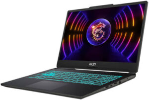MSI Cyborg A13VE Gaming Laptop, 15.6" FHD 144Hz IPS, Intel Core i7-13620H, 16 GB RAM, 512GB SSD, NVIDIA GeForce RTX4050 6GB, Blue Backlit ENG-ARB KB, Win 11, Black | 9S7-15K111-474