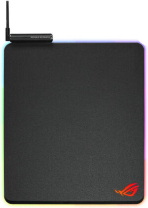 ASUS NH02-ROG Balteus RGB Gaming Mouse Pad, USB Port, Aura Sync RGB Lighting, Hard Micro-Textured Gaming-Optimized Surface & Nonslip Rubber Base | 90MP0110-B0UA00