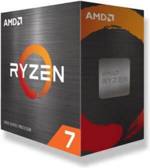 AMD Ryzen 7 5800XT AM4 CPU Processor, 8 Cores & 16 Threads, 4.8 GHz Max Boost Clock, 4MB L2 & 32MB L3 Cache, DDR4-3200 Memory, Wraith Prism Cooler, Zen 3, PCIe 4.0 x16 | 100-100001582BOX