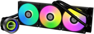 Lian Li Galahad II Trinity 360 All In one CPU Cooler, ARGB PWM, 3 Fan Slots (120 mm), 2450 RPM Fan Speed, Fluid Dynamic Bearing, 79.9 CFM Airflow, 360mm Radiator Size, Black | GA2T36B