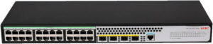 H3C S5120V3-LI Layer 3 Gigabit Access Switch, 24x10/100/1000TX+4xSFP 4Combo Interface, 56Gbps Switching Capacity, 52.81 MTBF Per Year, 3 Fan, Black | LS-5120V3-28P-HPWR-LI-GL