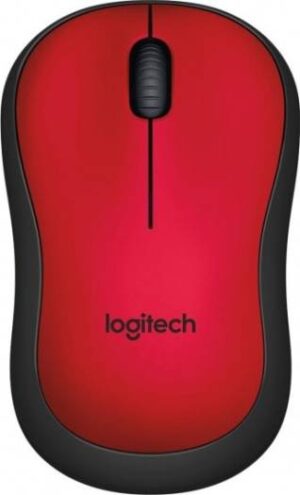 Logitech M220 Silent Mouse, Wireless Red | 910-004880