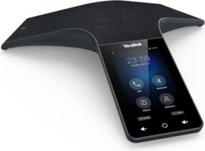 Yealink CP965 IP Power Over Ethernet, Touch Sensitive HD Corded Conference Phone with 5 inch (720x1280) Multi-Touch Screen, Android 9.0, Optimal HD Audio & Full Duplex Technology - Black